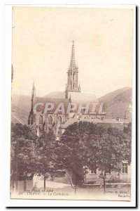 Thann Old Postcard The cathedral