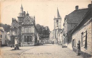 B92351 bouvignes la place et l eglise belgium