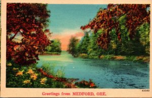 Oregon Greetings From Medford 1941