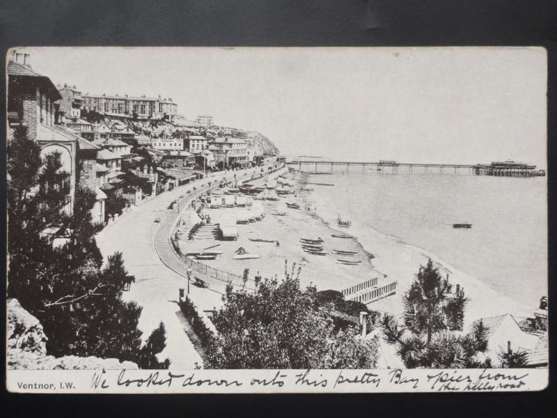 Isle of Wight VENTNOR Beach & Pier c1908 