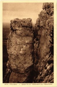 CPA Poligny Grotte et Rocher du Penitent (1265409)