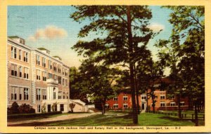 Louisiana Shreveport Campus Scene With Jackson Hall and Rotary Hall In Backgr...