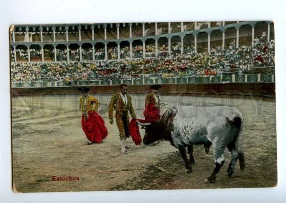 156364 SPAIN Matador TORERO bullfighter BULL Estocada sword