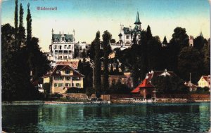 Switzerland Wädenswil Vintage Postcard C198