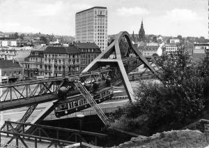 BR88730 train railway real photo wuppertal germany