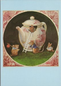 Children's Art Postcard - Artist Racey Helps, The Country Cousin's Visit RR17309