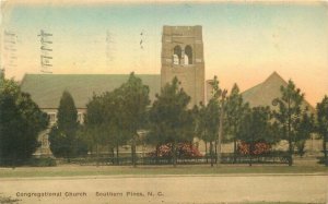 Albertype Congregational Church Southern Pines North Carolina Postcard 10008