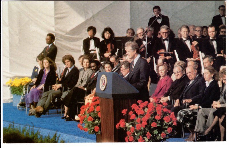 US    PC2694  JIMMY CARTER DEDICATES JFK LIBRARY