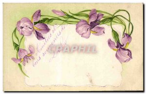 Old Postcard Fantasy Flowers