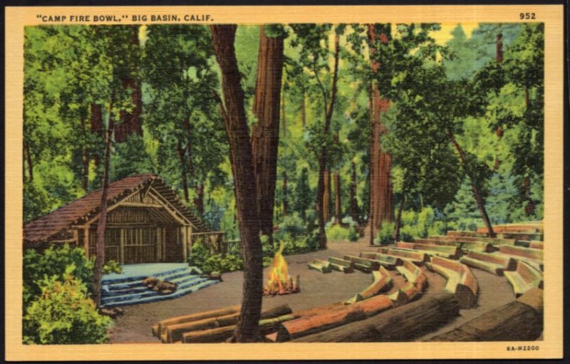 California BIG BASIN Camp Fire Bowl - LINEN