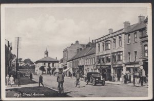 Northern Ireland Postcard - The High Street, Antrim  RS11675