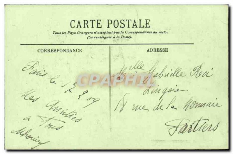 Paris 5 - Pantheon - La Rue Soufflot - Old Postcard