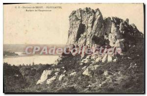 Old Postcard surroundings Brest Plougastel Rochers de l'Imperatrice
