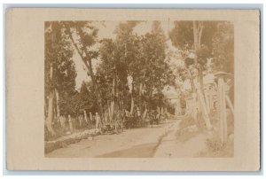 c1910's Eyous Cemetery Wagons Graves Turkey RPPC Photo Postcard 