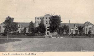 St Cloud Minnesota State Reformatory Street View Antique Postcard K107428