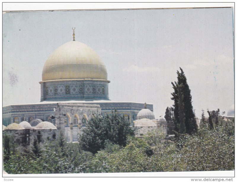 JERUSALEM, Israel, 1950-1970's; Dome of the Rock