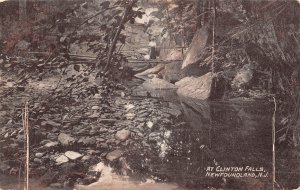 Newfoundland New Jersey Clifton Falls, B/W Photo Print Vintage Postcard U11341