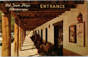 Old Town Plaza Albuquerque New Mexico Postcard