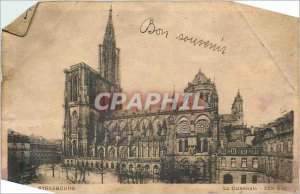 Postcard Old Strasbourg La Cathedrale Cote Sud