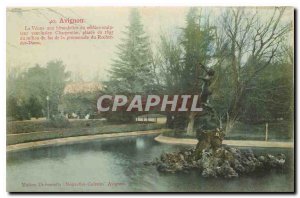 Old Postcard Avignon Venus swallows
