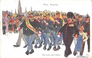 us356 burgring wien austria comic propaganda mit lyra und sabel artist signed