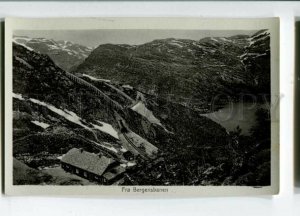 3114960 Norge NORWAY Fra BERGENSBANEN railway Vintage PC