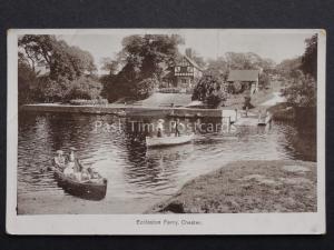 Cheshire: CHESTER Eccleston Ferry - Old RP Postcard by F.Richardson of Chester