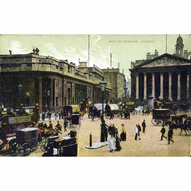 Postcard 'Bank of England, London' 