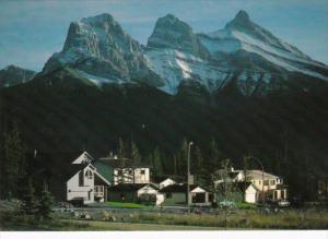 Canada The Three Sisters Mountain Canmore Alberta