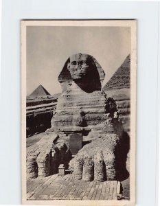 Postcard The Excavated Sphinx, Giza, Egypt