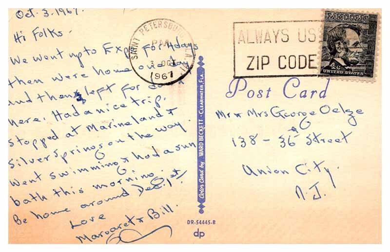 Postcard GOLF COURSE SCENE Madeira Beach Florida FL AP0776