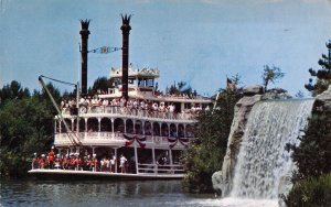 Disneyland, 1962, Riverboat Mark Twain , Msg, Old Postcard