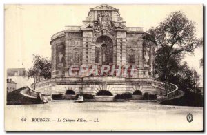 Old Postcard Bourges Le Chateau d & # 39Eau