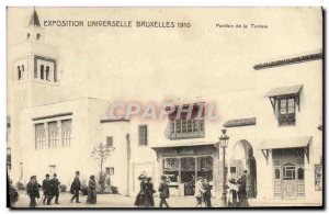 Old Postcard Brussels Expo 1910 Pavilion of Tunisia