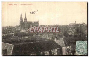 Postcard Sees Old City Panorama