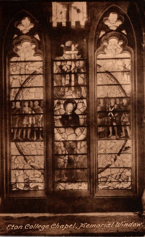 England Eton College Chapel Memorial Window