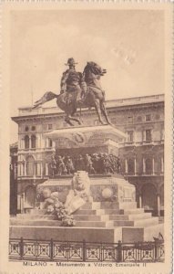 Italy Milano Monumento a Vittorio Emanuelle II 1936