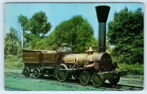 BALTIMORE, MD ~ Historic Steam Railroad Engine LAFAYETTE   c1950s  Postcard