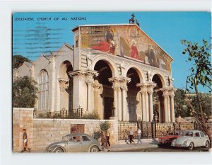Postcard Church Of All Nations Jerusalem Israel