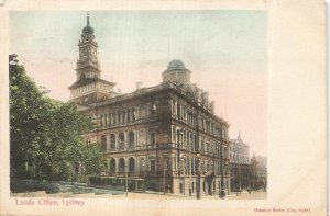 SYDNEY AUSTRALIA~Lands Office~1907 TINTED PHOTO OCEANIC SERIES POSTCARD