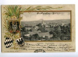 173476 GERMANY Reydt total-Ansicht Vintage embossed postcard