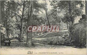 Old Postcard Villeneuve St Georges Park