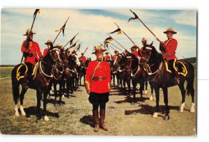 Canada Postcard 1965 Royal Canadian Mounted Police Musical Ride