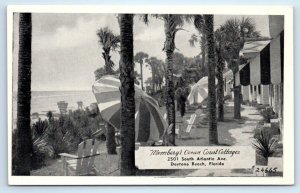 DAYTONA BEACH, Florida FL ~ Roadside MEMBERY'S OCEAN COURT COTTAGES Postcard