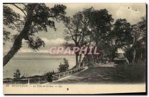 Old Postcard Honfleur La Cote De Grace