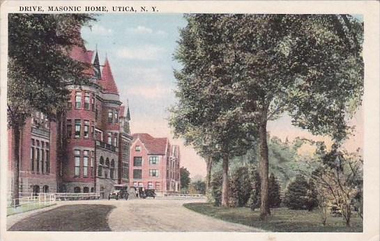 New York Utica Drive Masonic Home 1921