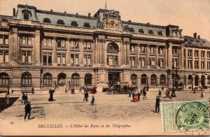 Belgium Brussels L'Hotel des Postes et des Telegraphes 1906