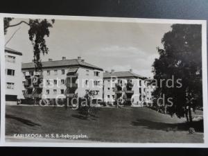 Sweden: Karlskoga, H.S.B. - bebyggelse, Old RP Postcard