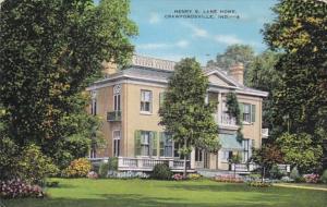 Indiana Crawfordsville Henry S Lane Home