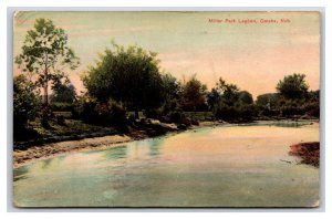 Miller Park Lagoon Omaha Nebraska NE UNP DB Postcard V16